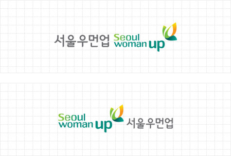 seoul womanup 로고 웹 A 타입